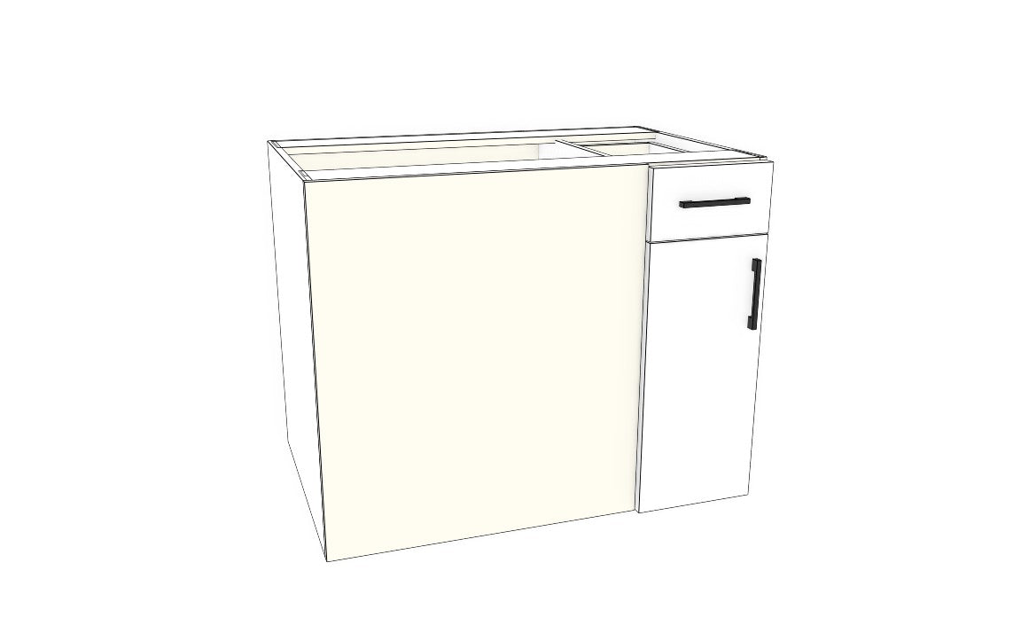 Full-Plywood Blind Corner Base Cabinet (Right)