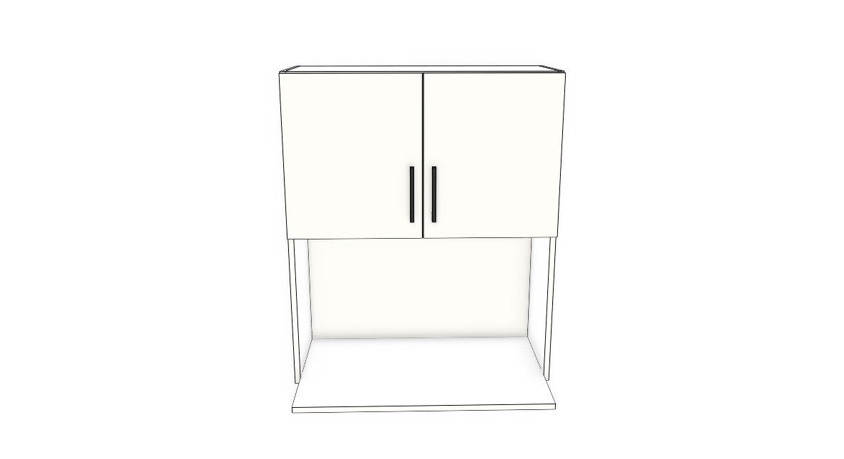 Full-Plywood 20-30" Microwave Wall Cabinet