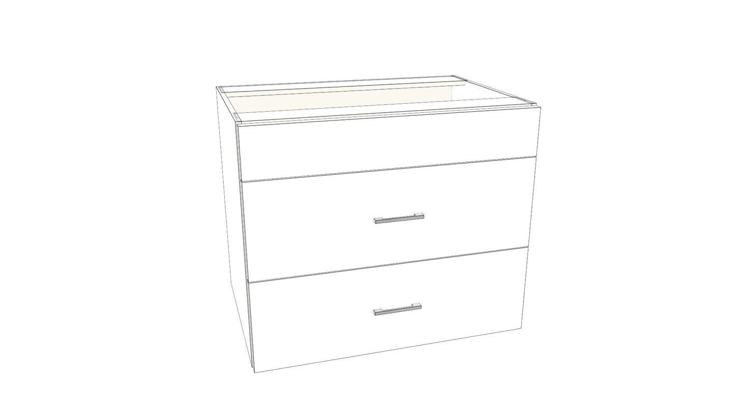 Full-Plywood 20-36" Cooktop Base Cabinet