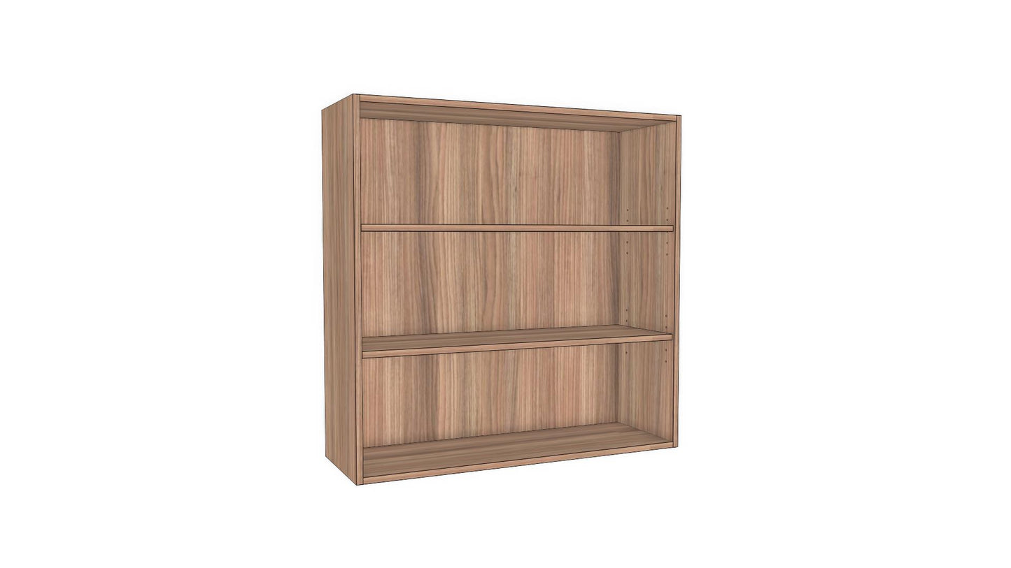 Full-Plywood Open Shelving Wall Cabinet