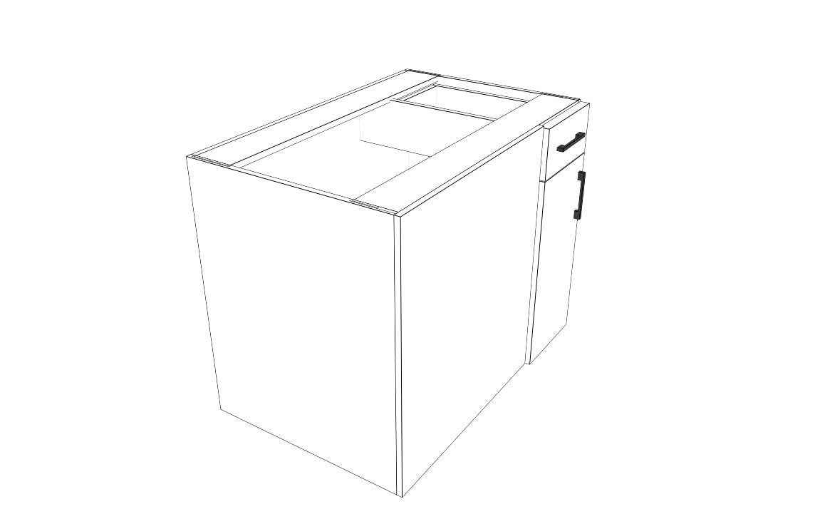 Blind Corner Base Cabinet Left
