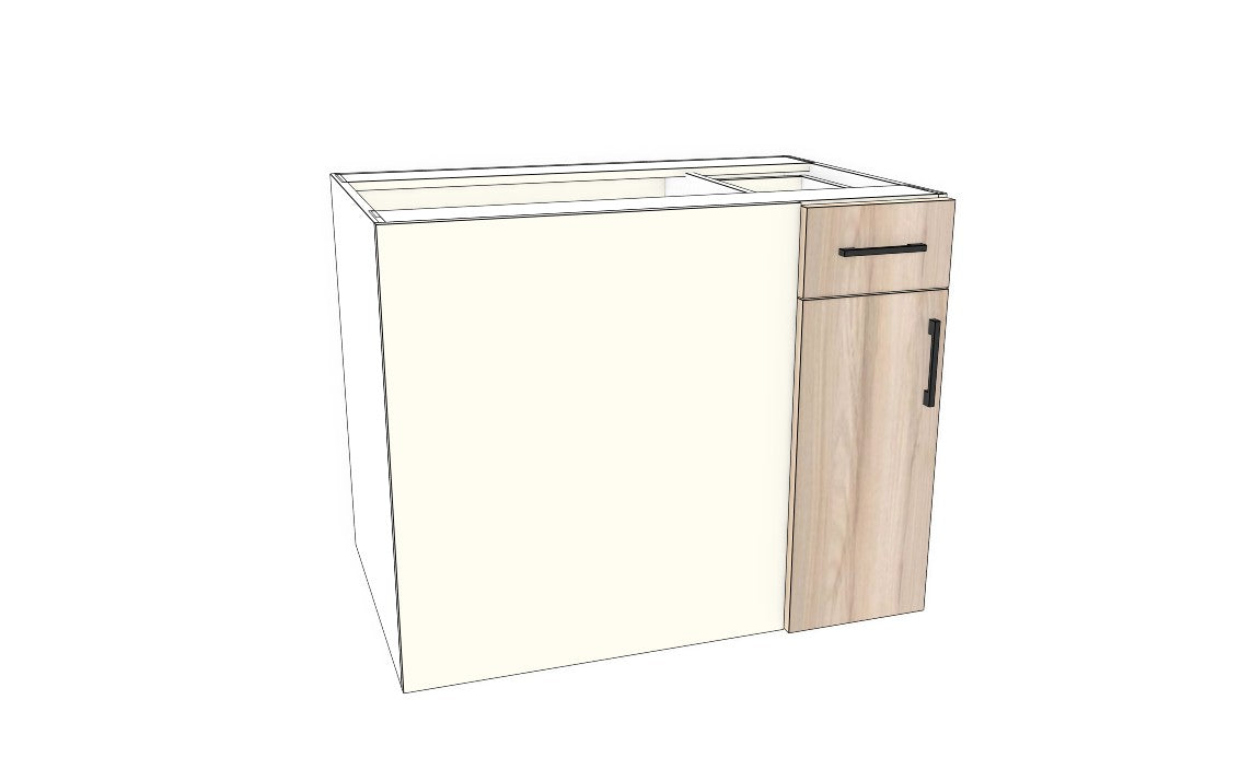 Full-Plywood Blind Corner Base Cabinet (Right)