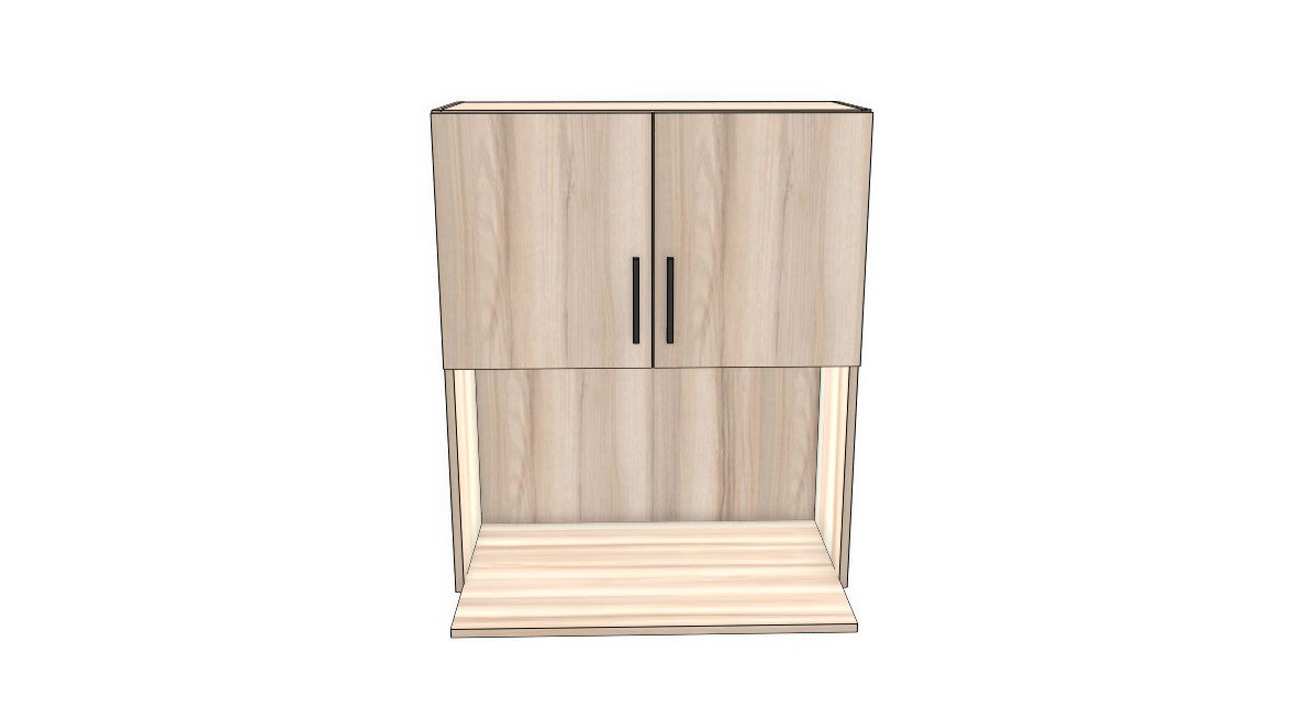 Full-Plywood 20-30" Microwave Wall Cabinet