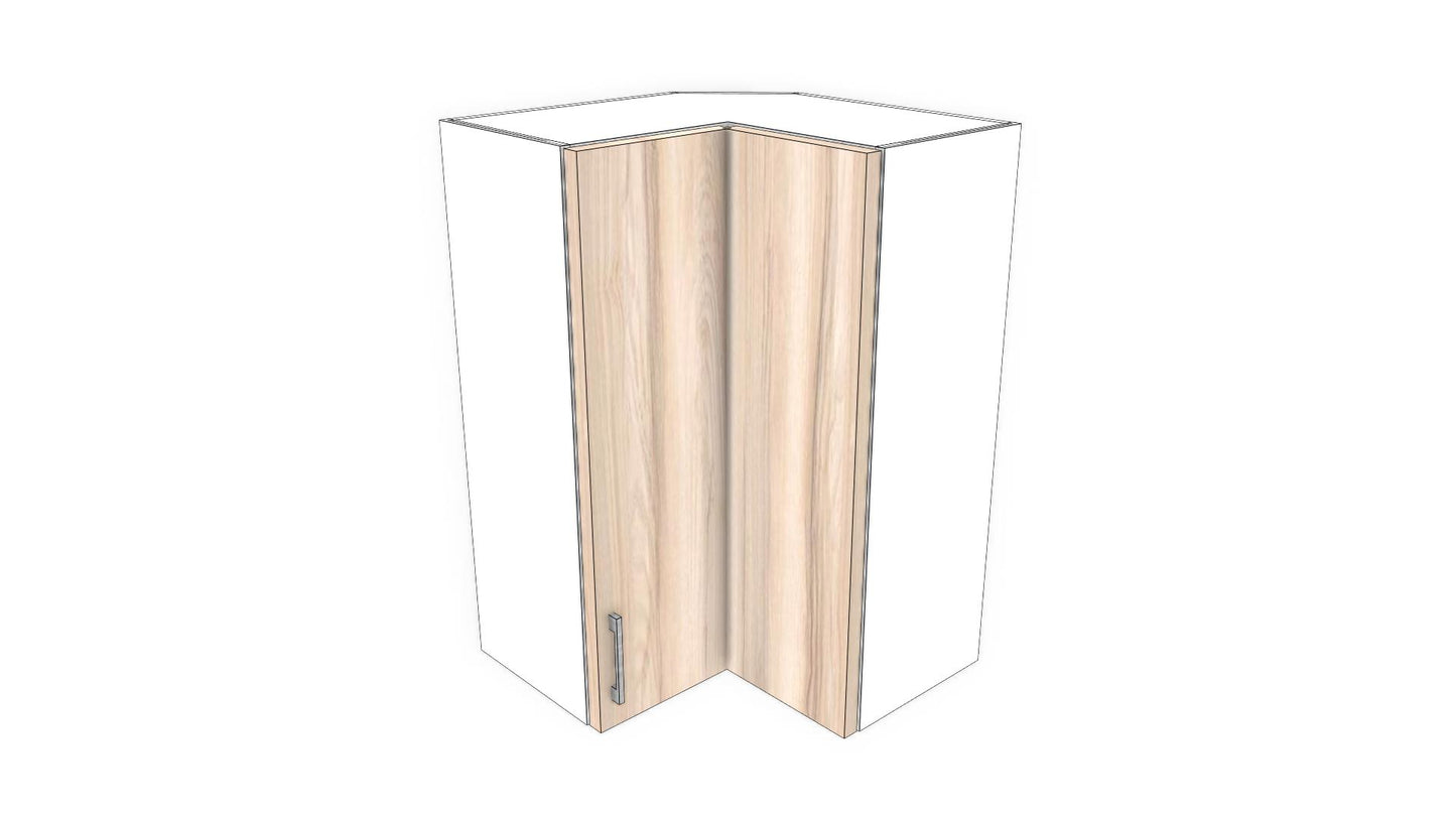 Full-Plywood Corner Wall Cabinet
