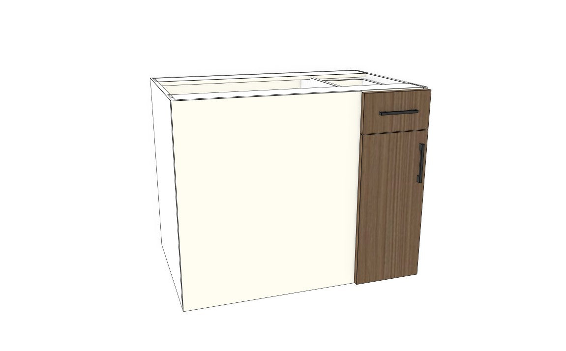 Full-Plywood Blind Corner Base Cabinet (Right)