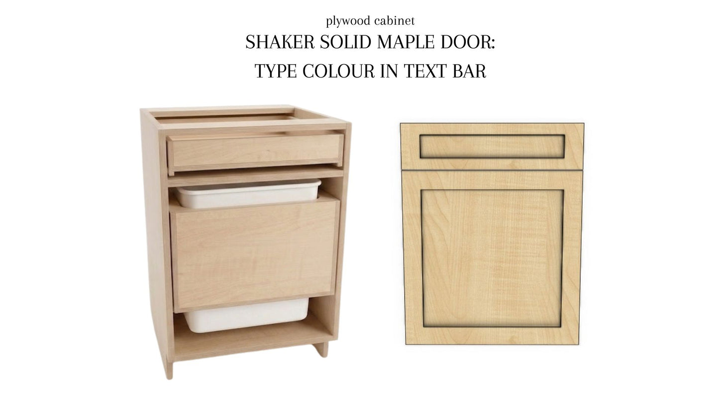 Garbage Pullout Base Cabinet