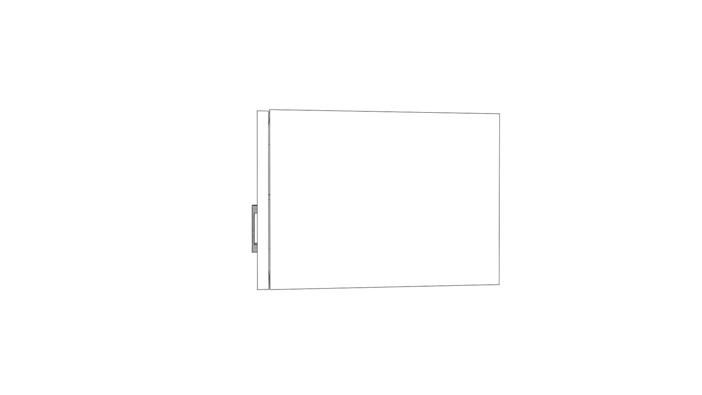 Over-Fridge Wall Cabinet