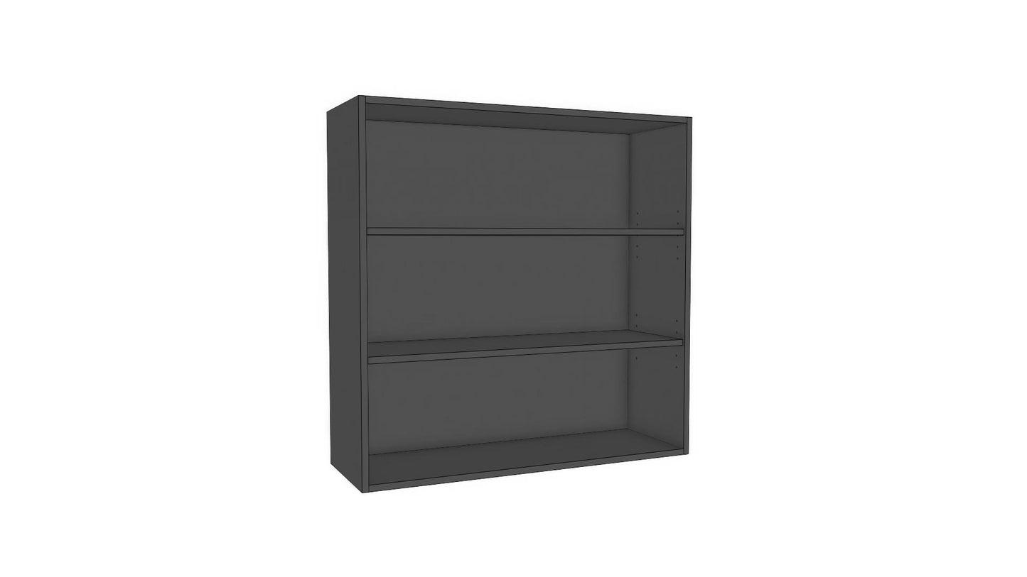Full-Plywood Open Shelving Wall Cabinet