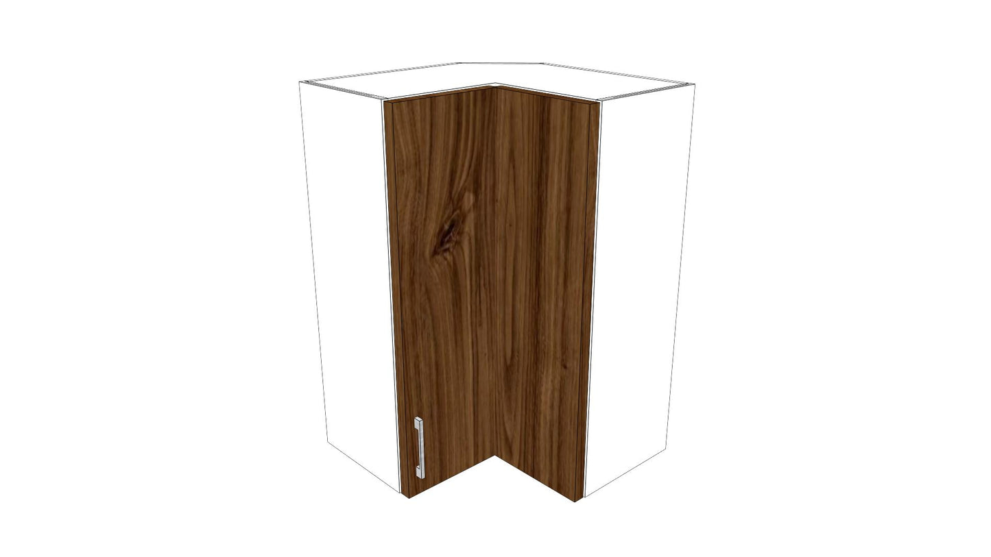Full-Plywood Corner Wall Cabinet