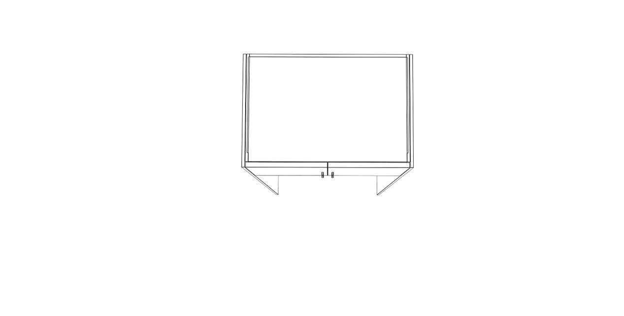 Full-Plywood 35-38" Fridge Cabinet Package