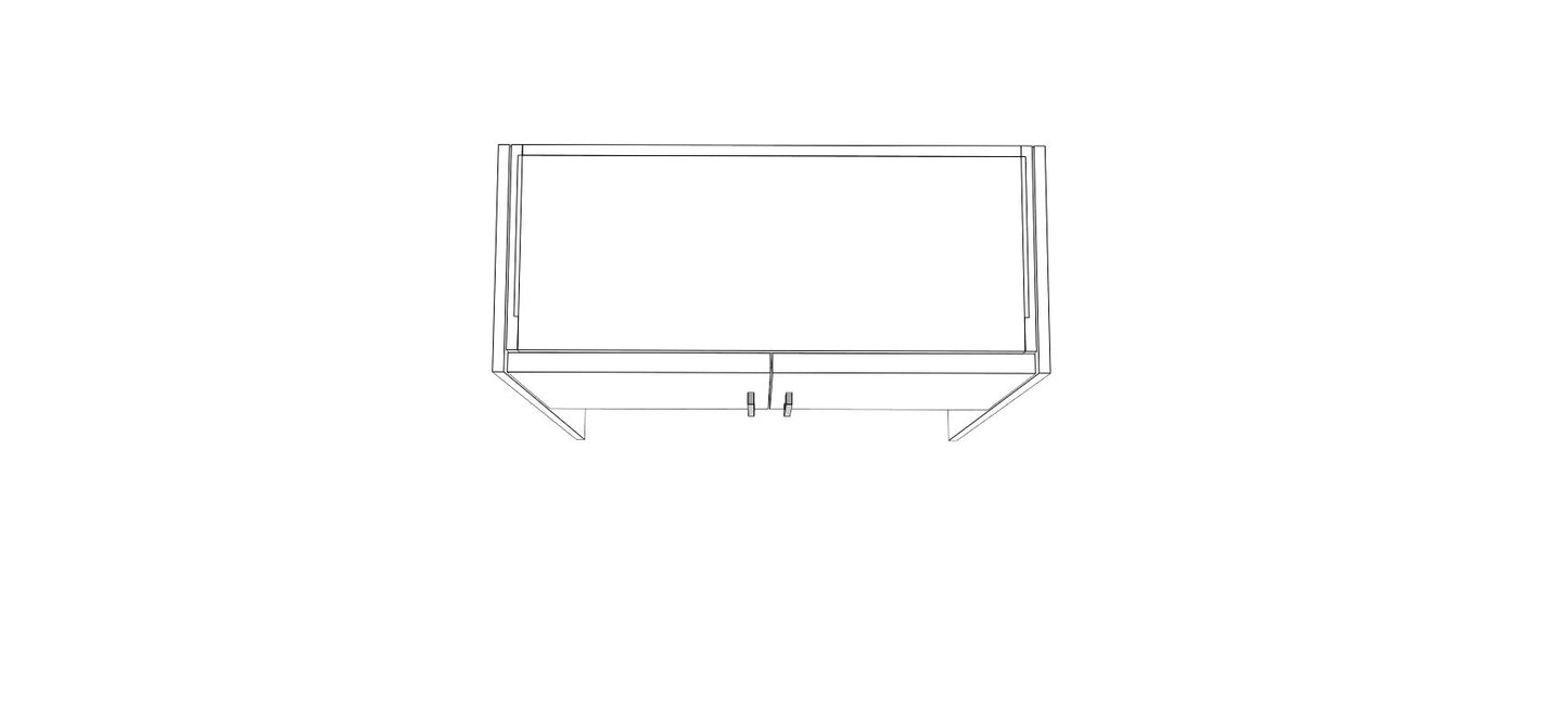 Full-Plywood 32" Over-The-Range Microwave Appliance Cabinet