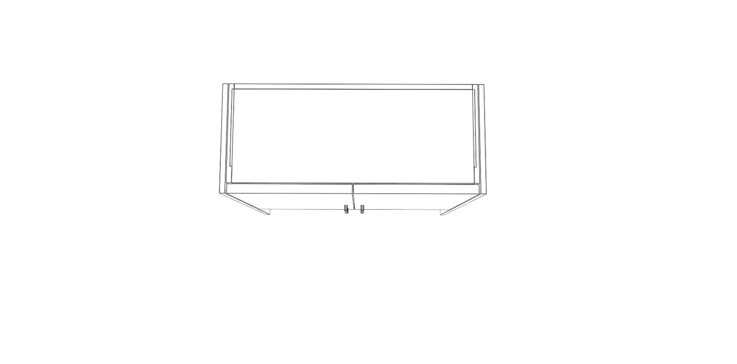 Full-Plywood 32" Range Hood Appliance Cabinet