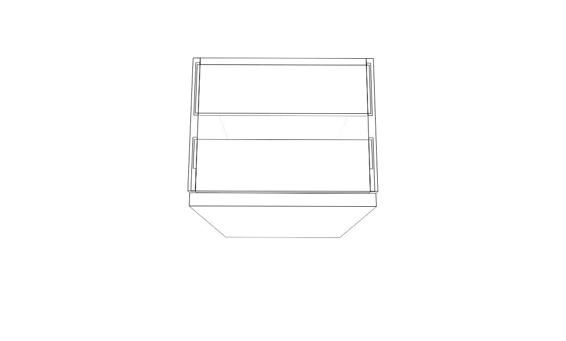 Back-Of-Island Base Cabinet