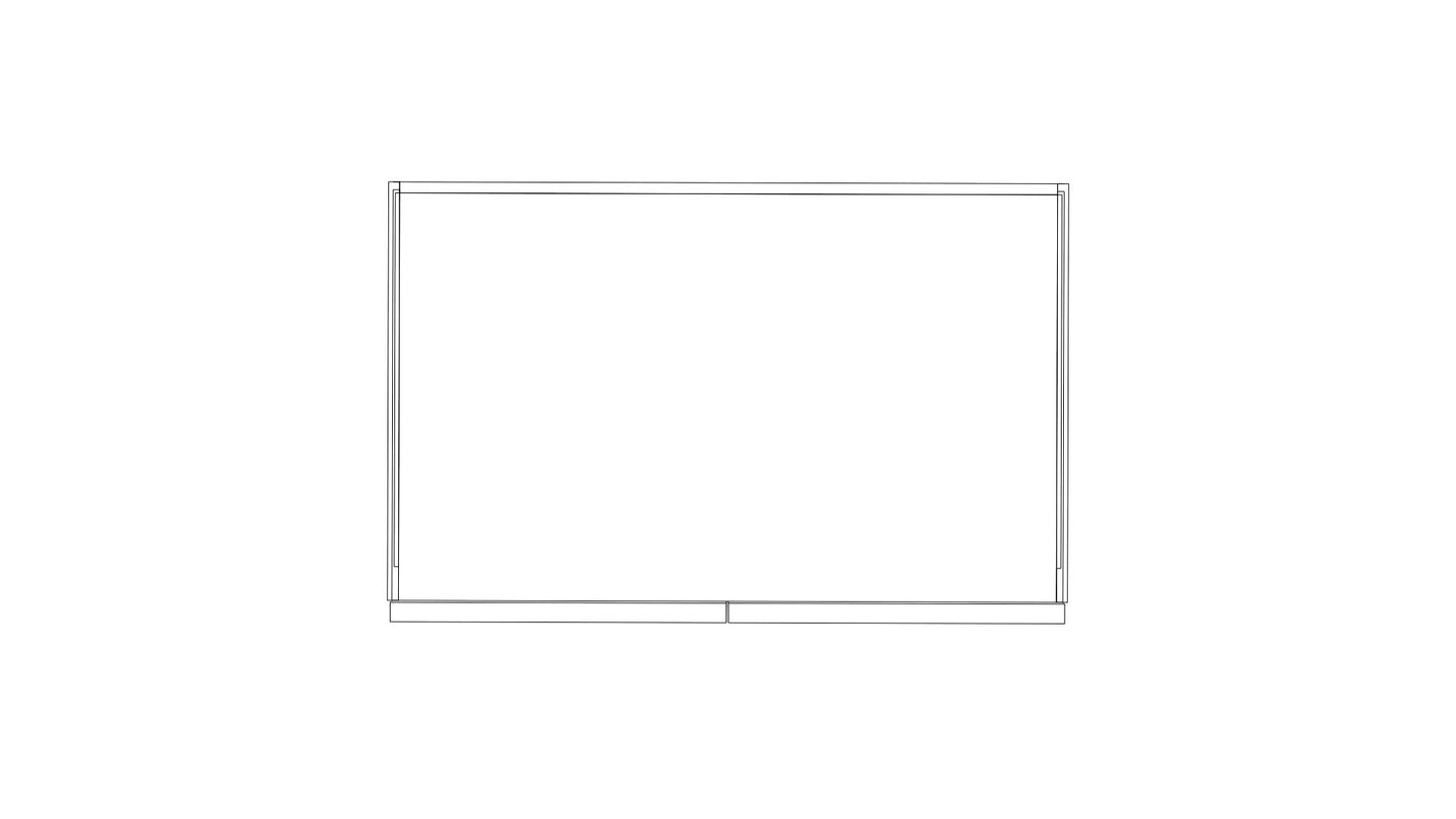 Over-Fridge Wall Cabinet