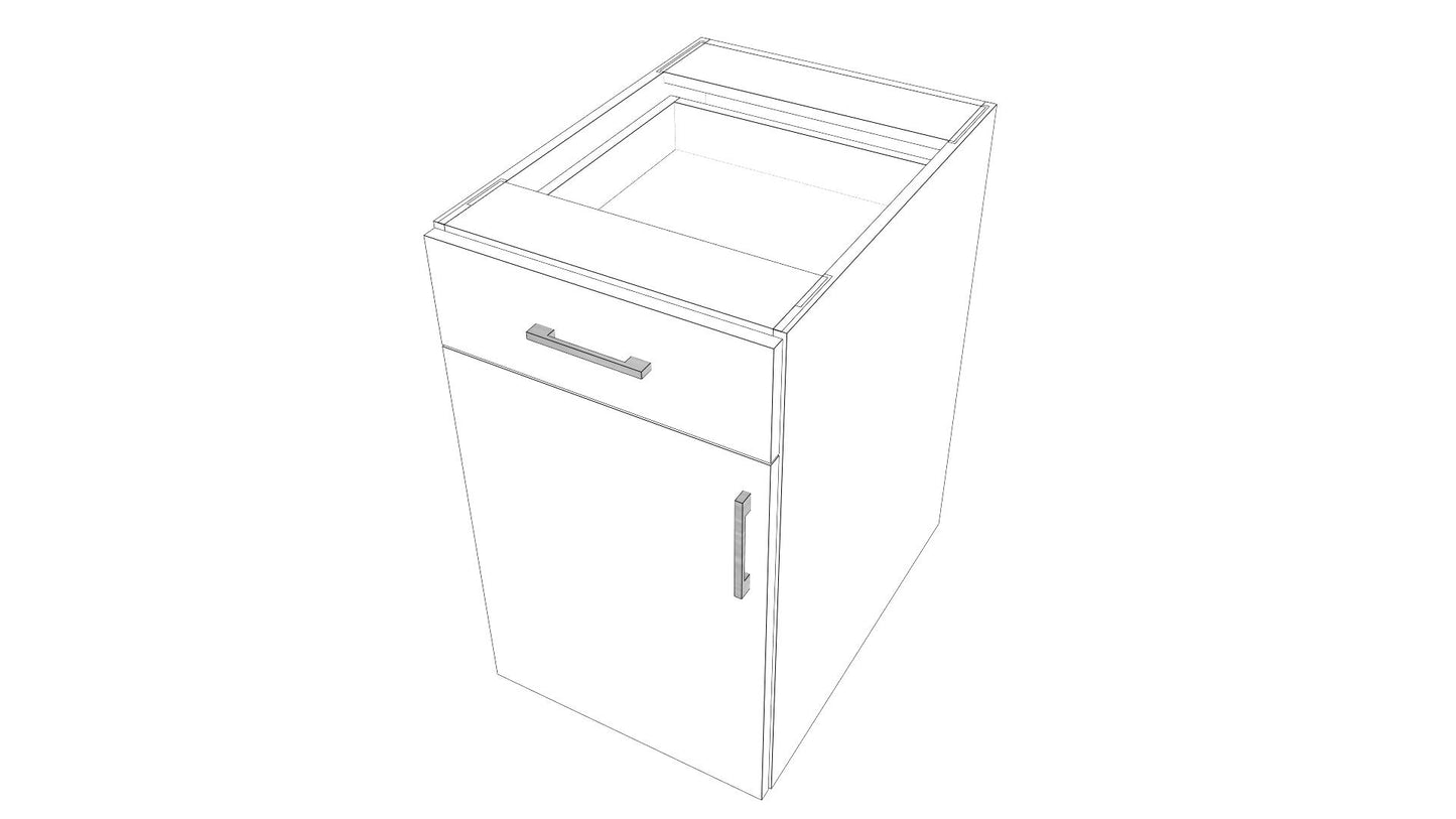 Full-Plywood Top Drawer Single Base Cabinet