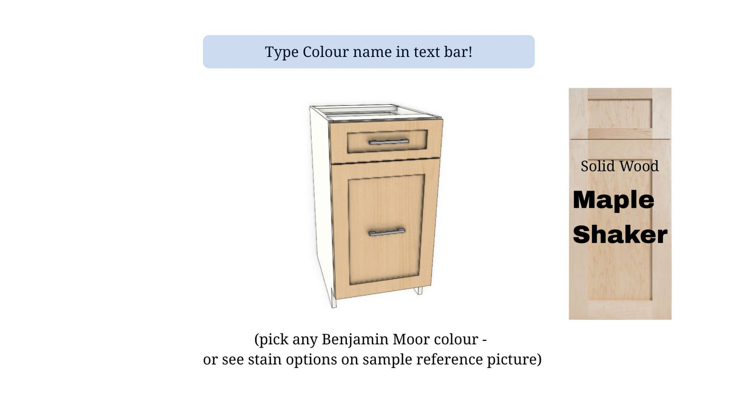 Garbage Pullout Base Cabinet