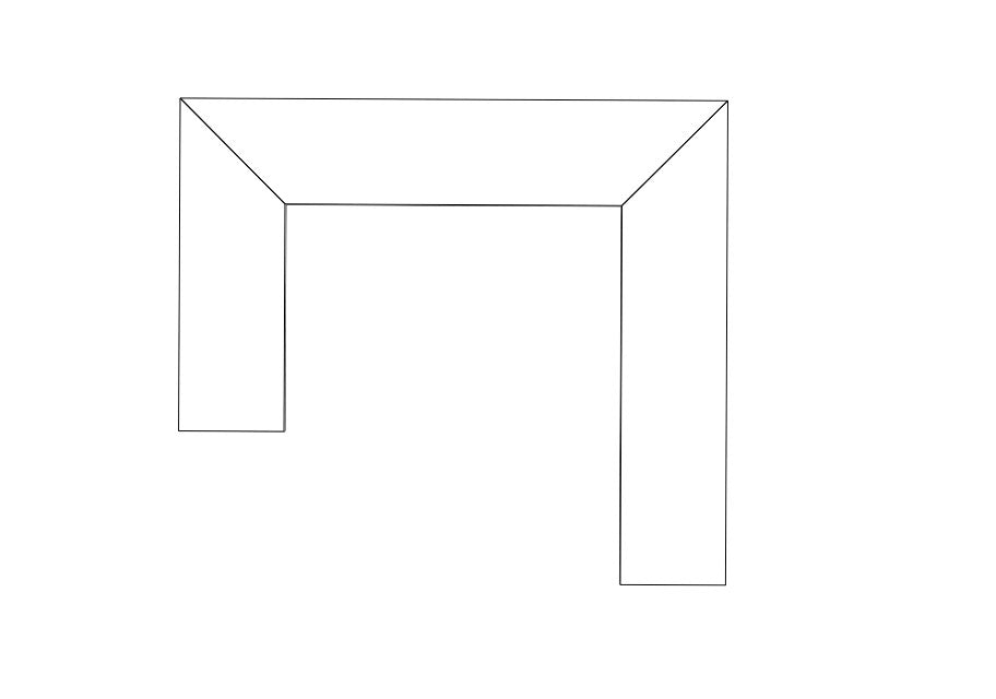 U-Shaped Laminate Countertop