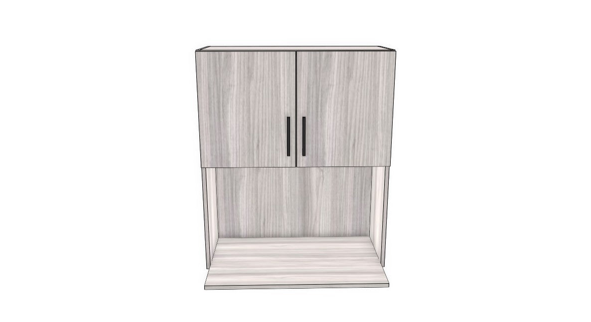 Full-Plywood 20-30" Microwave Wall Cabinet