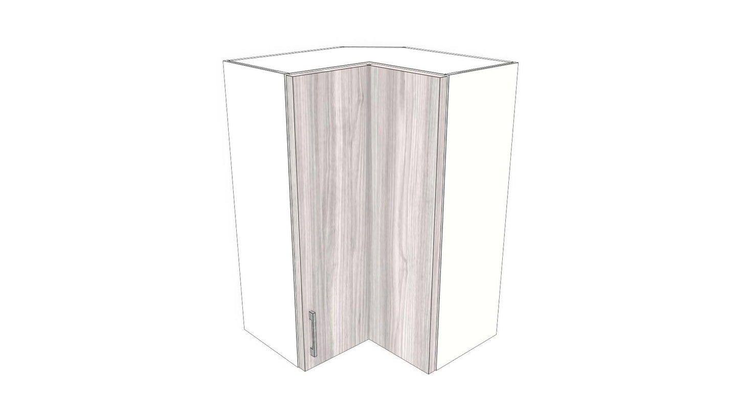 Full-Plywood Corner Wall Cabinet