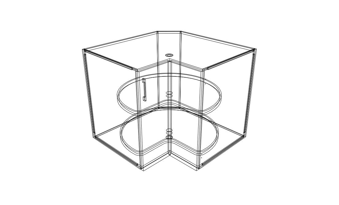 Lazy Susan Corner Base Cabinet