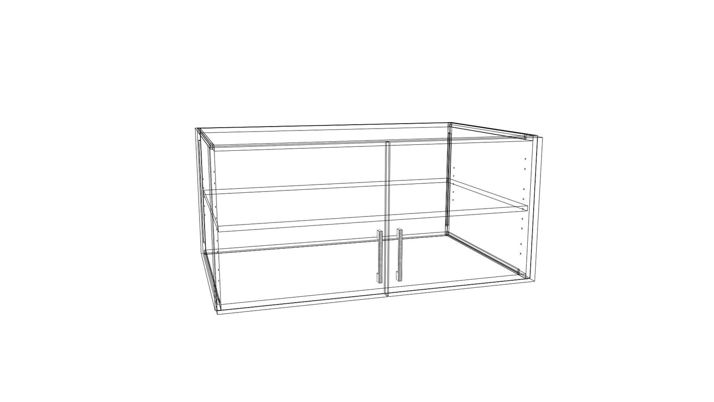 Over-Fridge Wall Cabinet