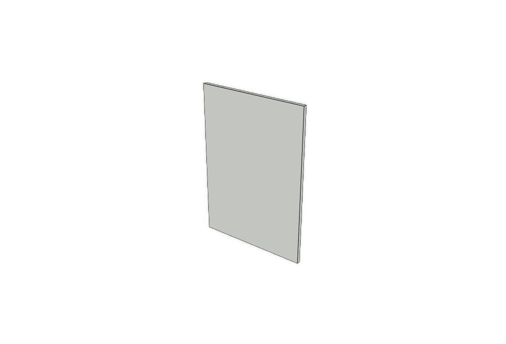 Finished end panel