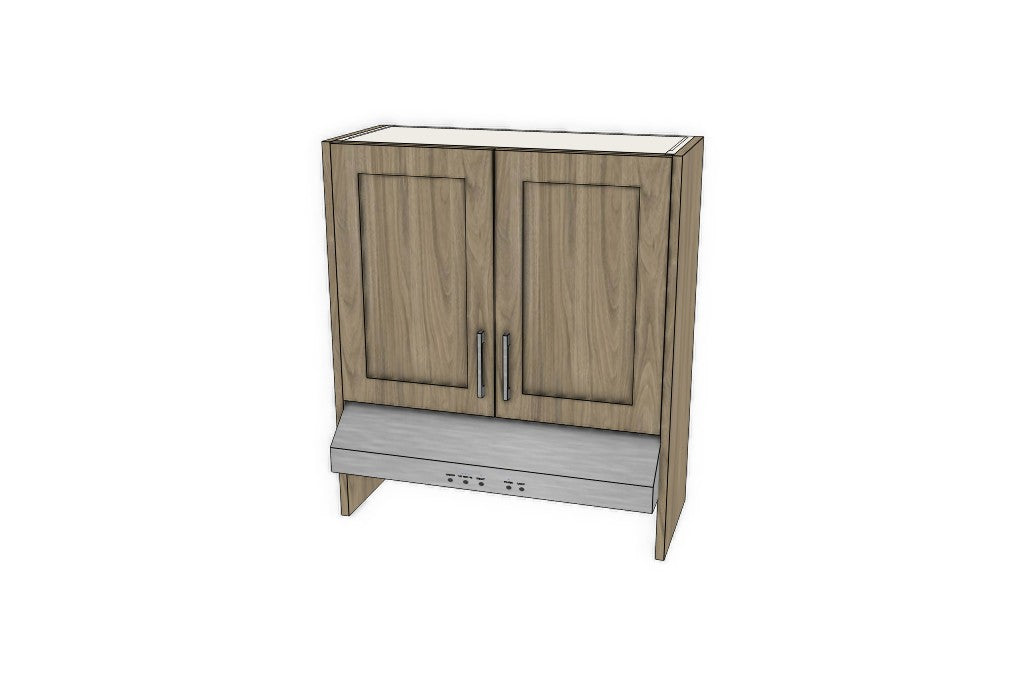 32" Range Hood Wall Cabinet