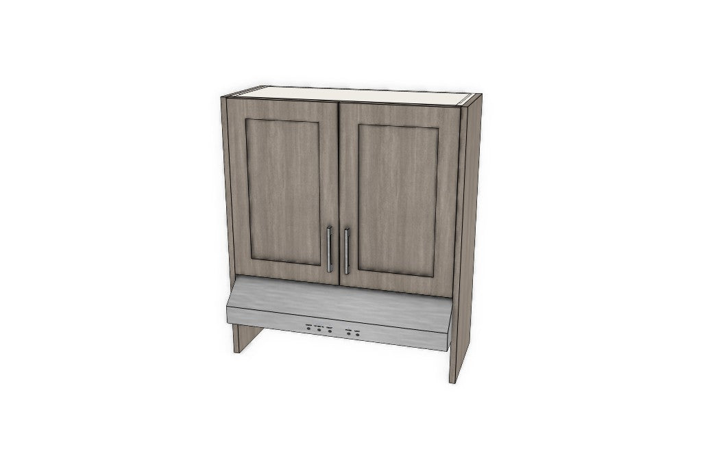 32" Range Hood Wall Cabinet