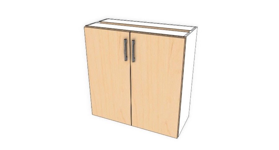 Full-Plywood Island Double Base Cabinet