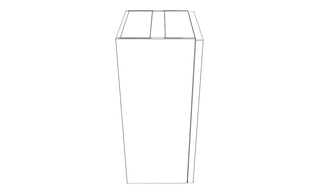 Back-Of-Island Base Cabinet