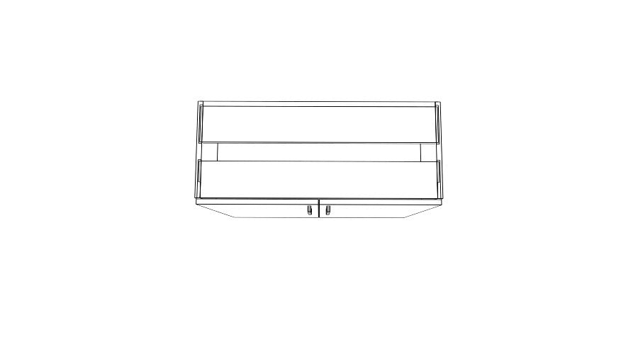Full-Plywood Island Double Base Cabinet