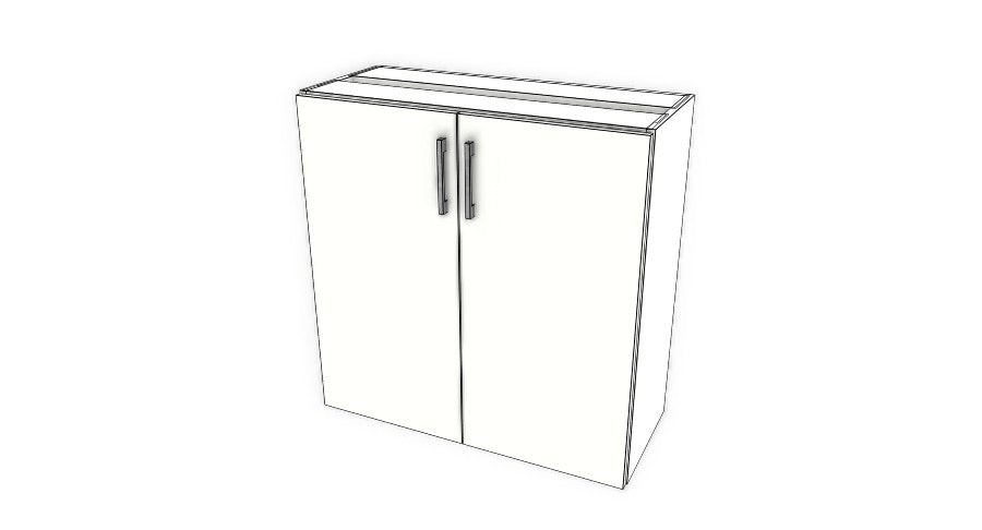 Full-Plywood Island Double Base Cabinet