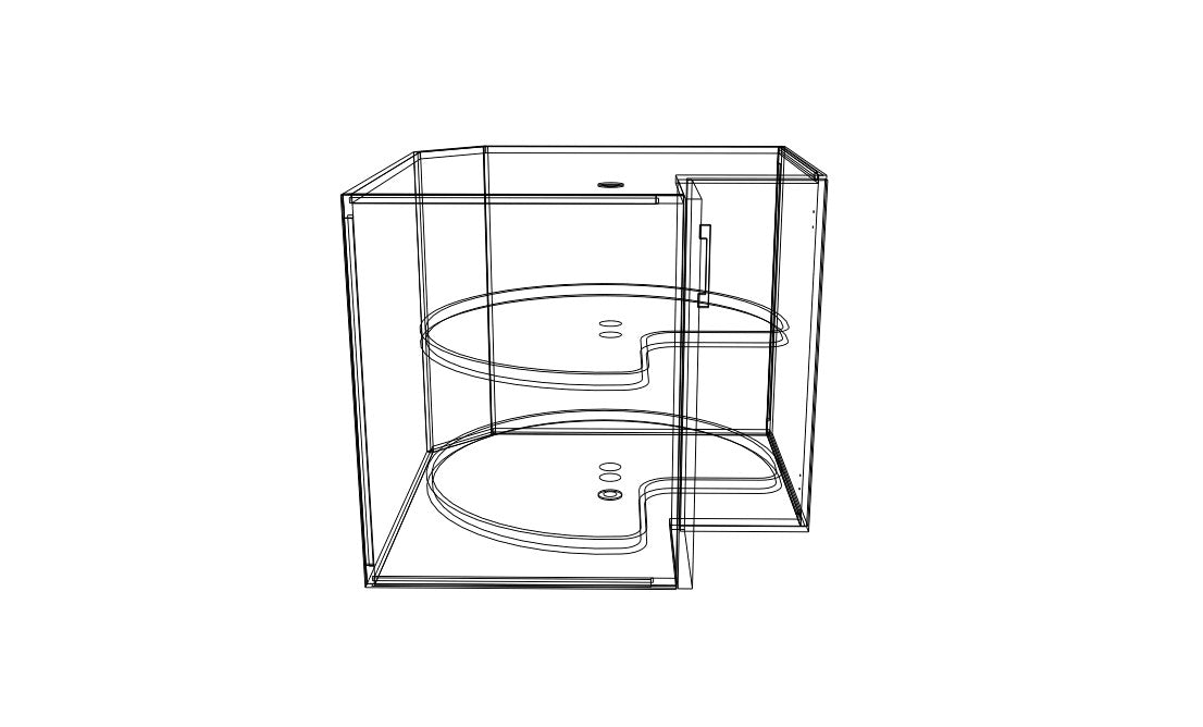 Lazy Susan Corner Base Cabinet